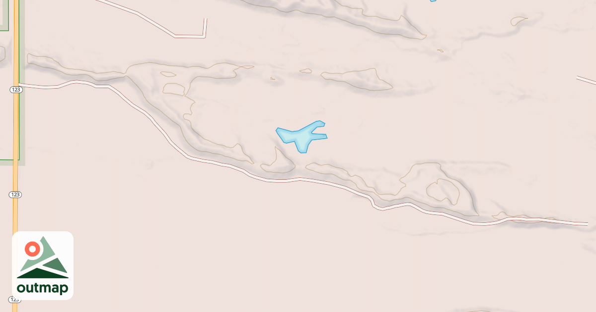 Map of M-123 SPUR 3191