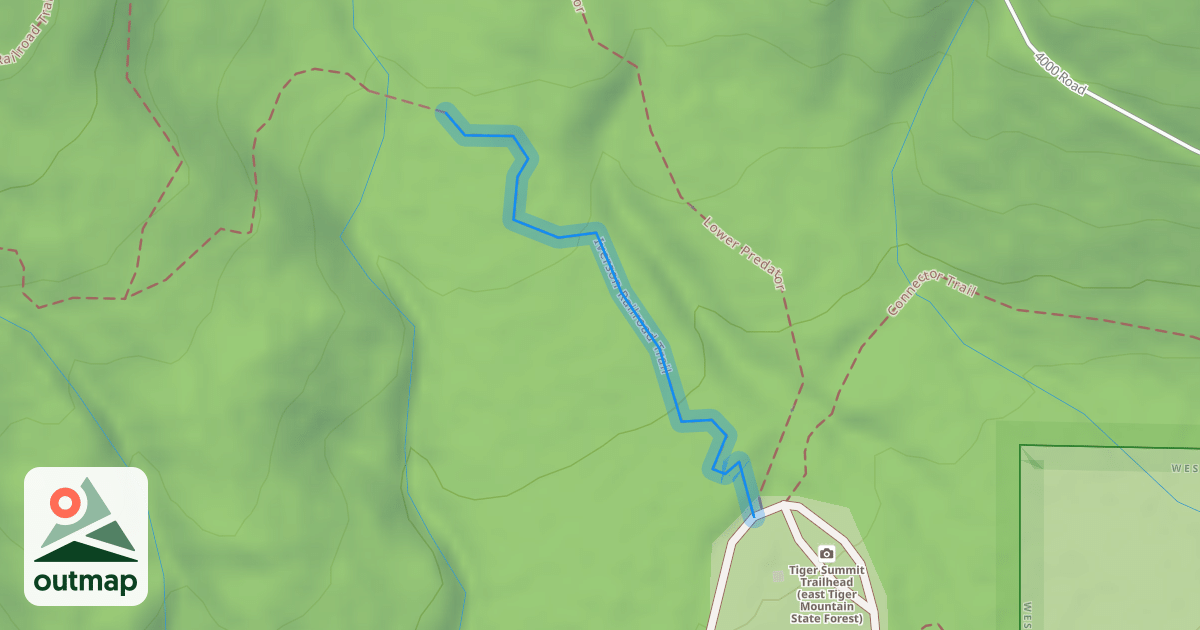 Map of Iverson Railroad Trail