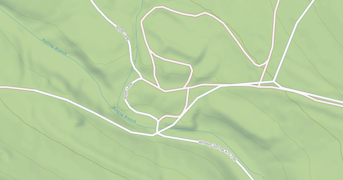 Map preview of Whiskey Springs Trails