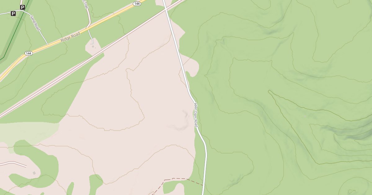 Map preview of Panther Snowmobile Trails