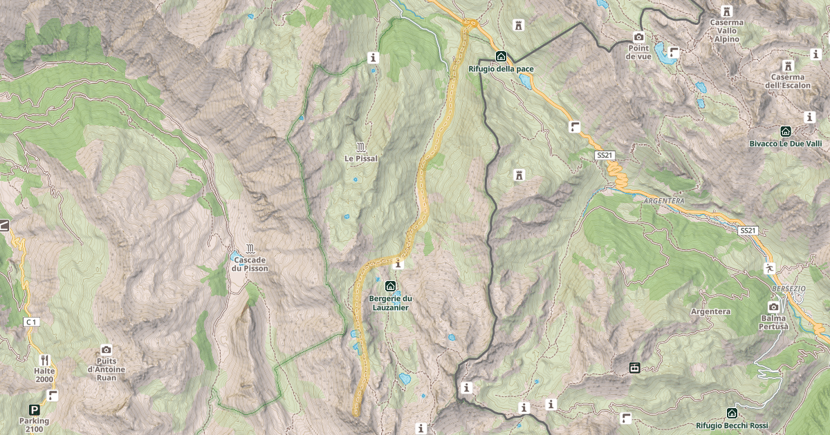 Map preview of Tête de Pelouse — Le Pontet