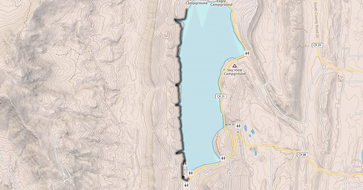 Map preview of Sundance Trail