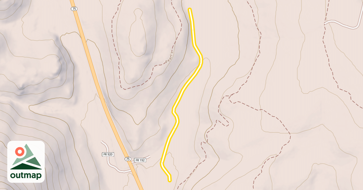 Map of Horse Creek