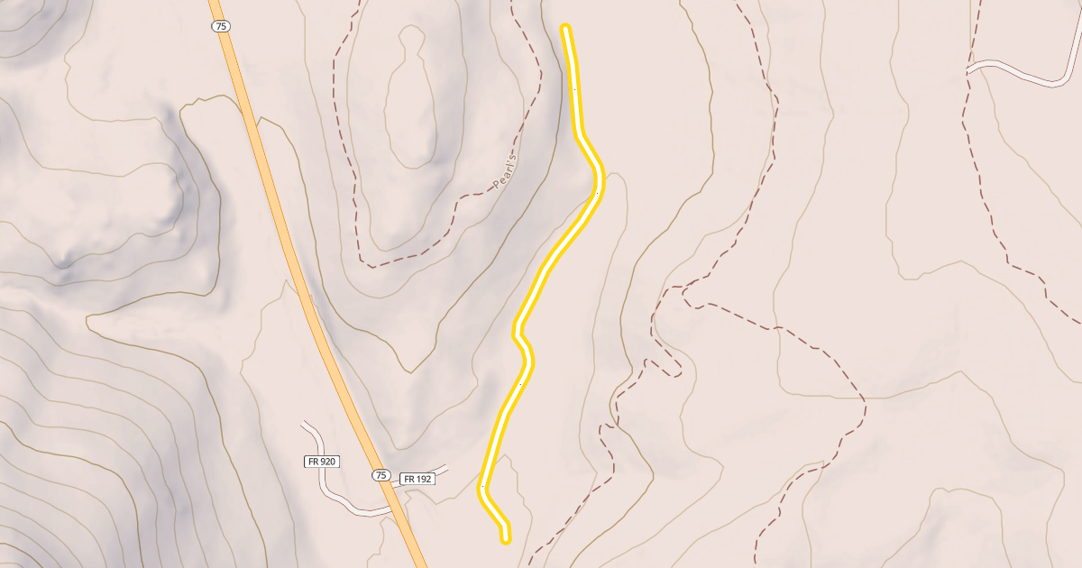 Map preview of Horse Creek