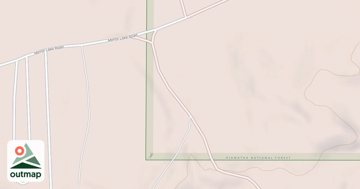 Map of MIRROR LAKE SPUR B