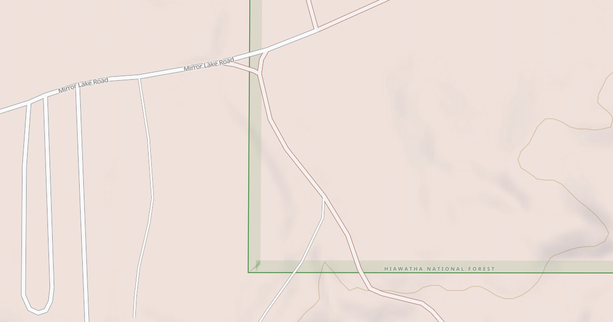 Map preview of MIRROR LAKE SPUR B