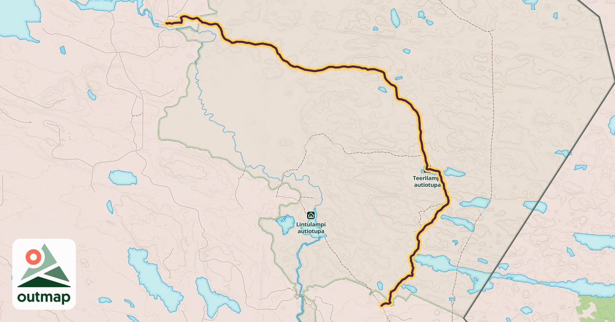 Map of Martinselkonen Nature Trail