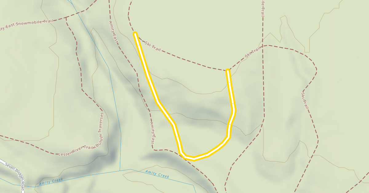 Map preview of Ski Trail