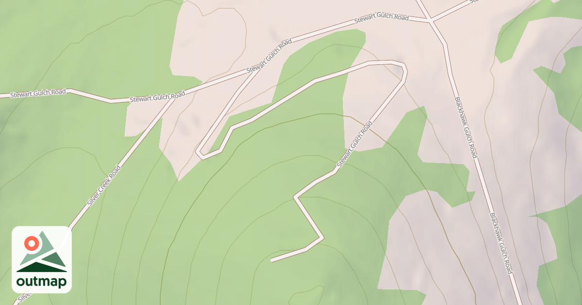 Map of STEWART GULCH