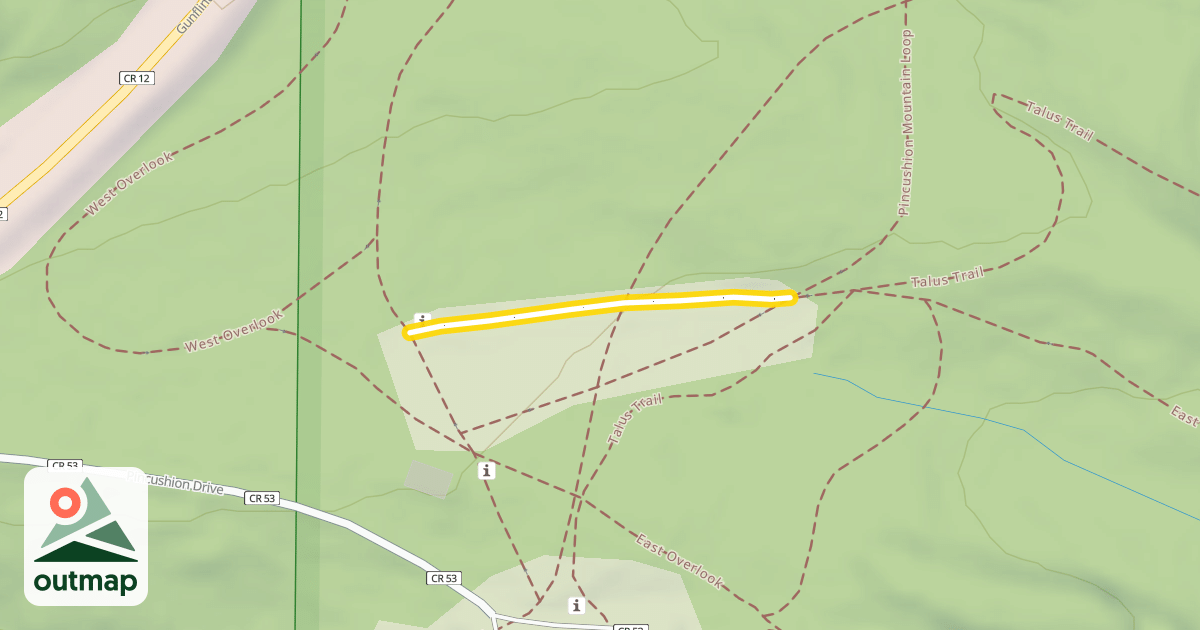 Map of East Overlook