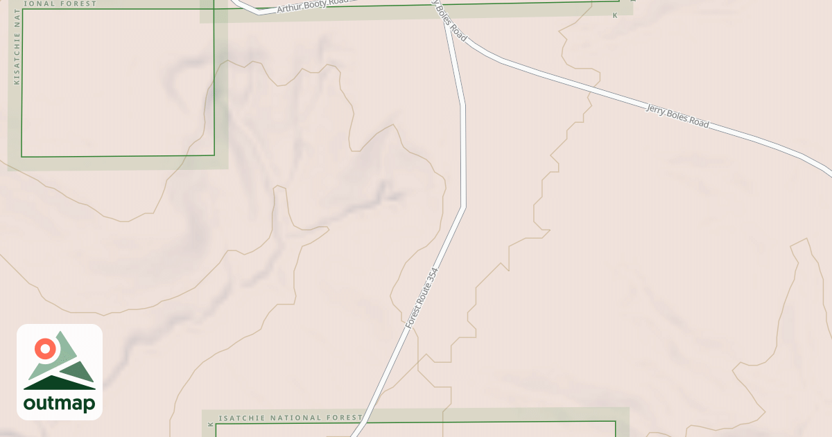Map of USFS Motor Vehicle Use Map Roads {3076C178-0363-4A87-965C-E925E9DD2B03}