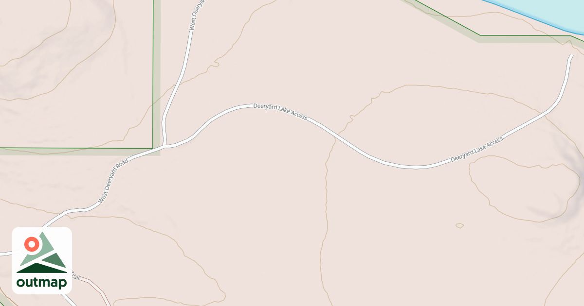 Map of DEERYARD LAKE ACCESS
