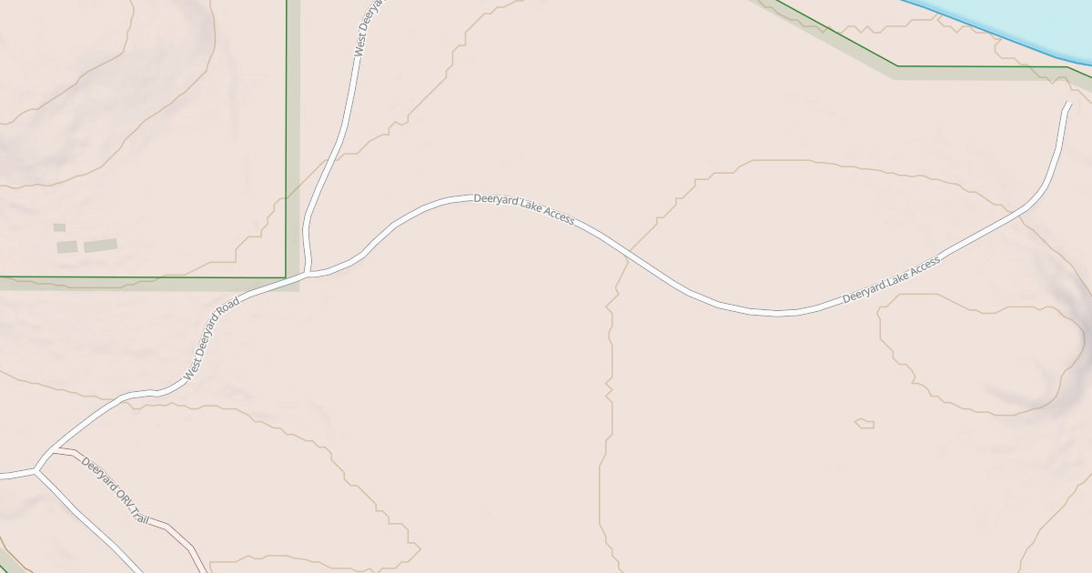 Map preview of DEERYARD LAKE ACCESS