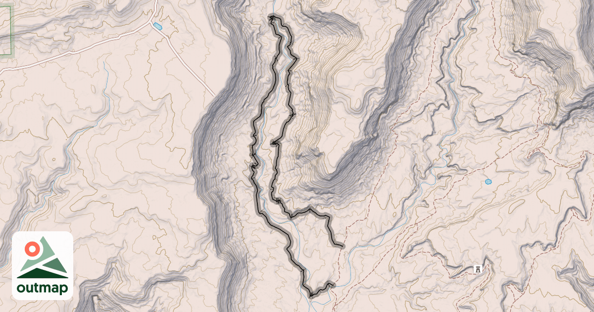 Map of Rock Creek Trail