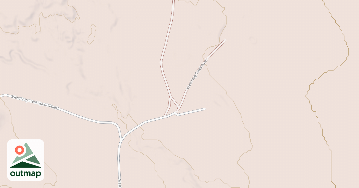 Map of WEST FROG CR