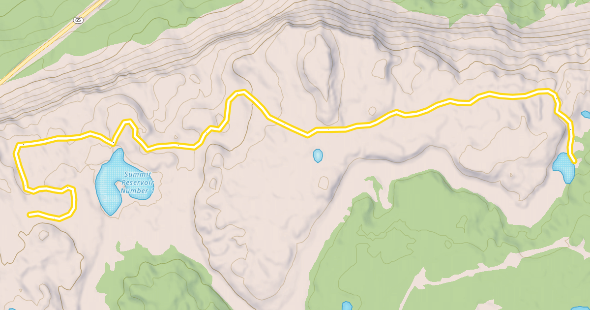 Map preview of Summit Trail