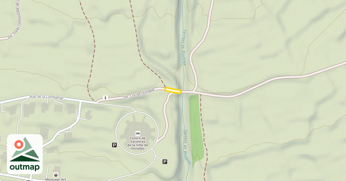 Map of Dir. Col de l'Echelle