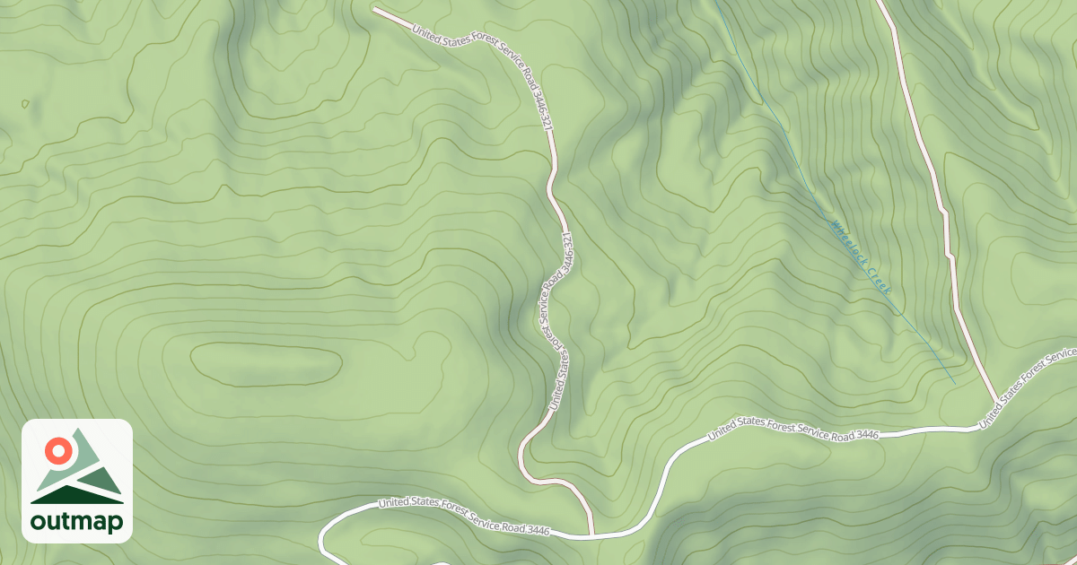 Map of USFS Motor Vehicle Use Map Roads {D2880F71-33EB-4E1F-9DB3-57E9419083E5}