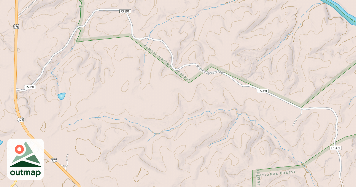 Map of SULPHUR SPRINGS