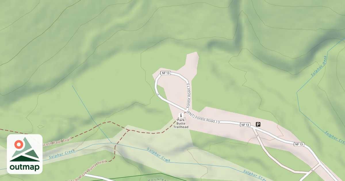 Map of Schrieber Mdws Snowmobile 13