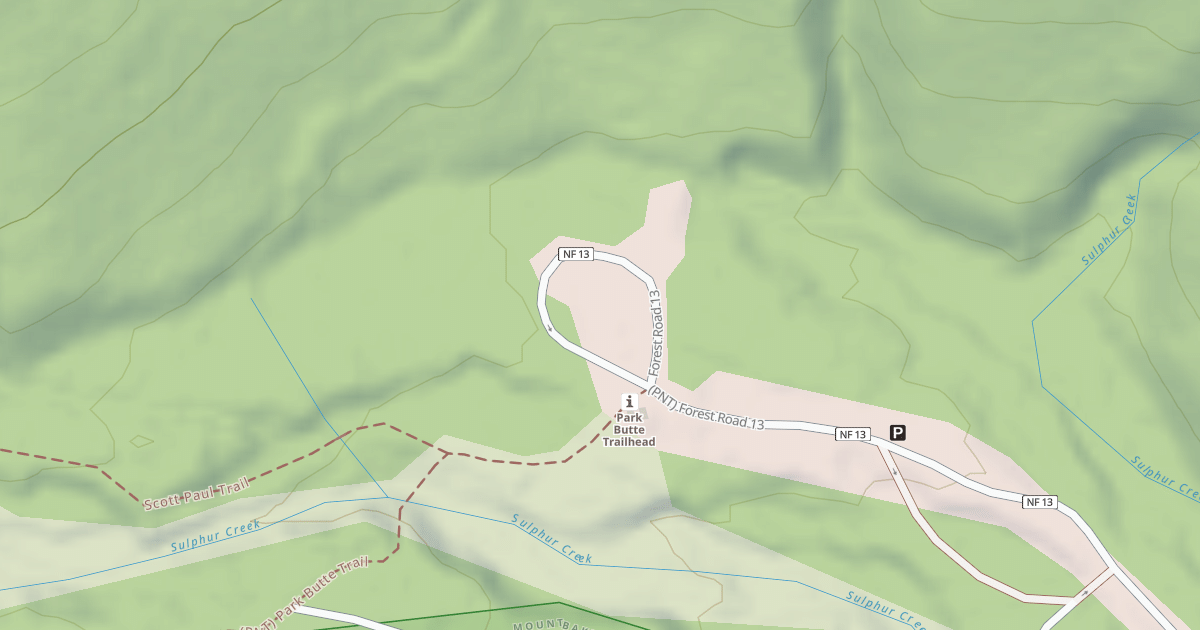 Map preview of Schrieber Mdws Snowmobile 13