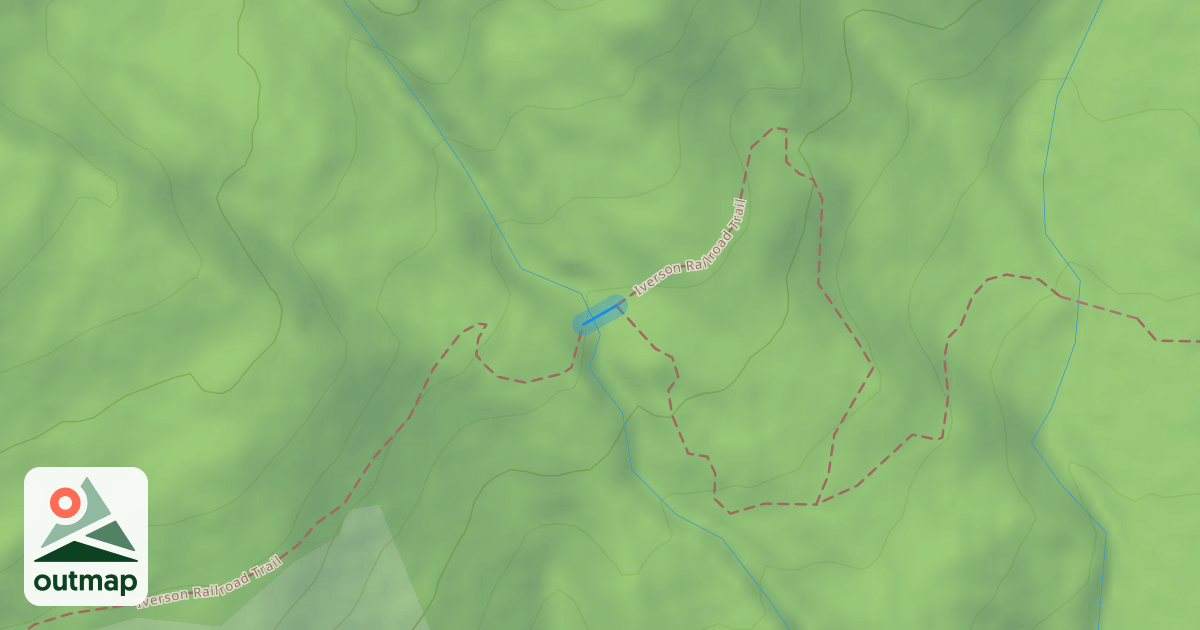 Map of Iverson Railroad Trail
