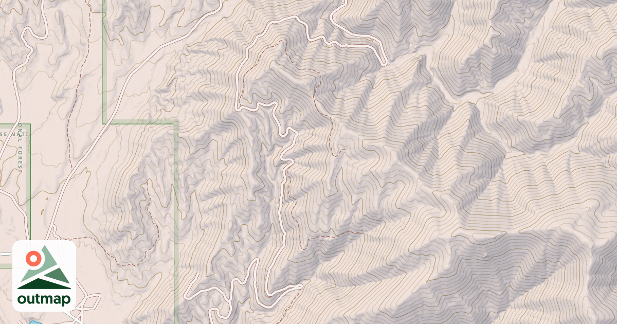Map of MINERAL CREEK