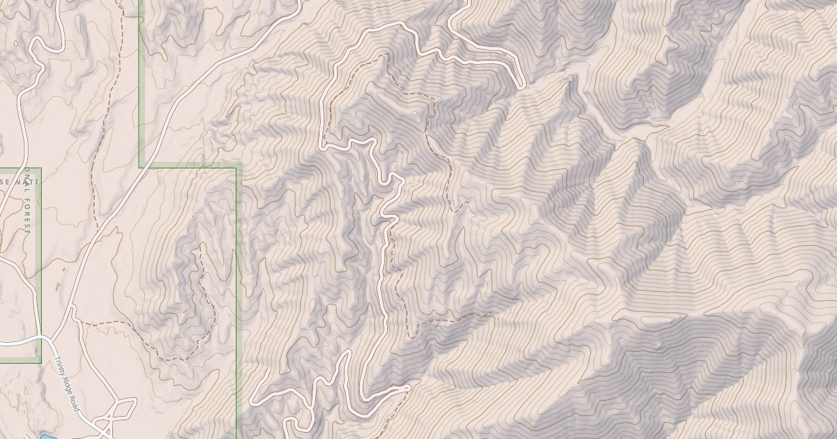Map preview of MINERAL CREEK
