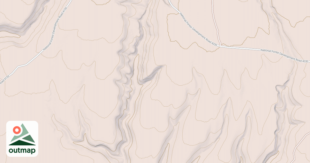 Map of USFS National Forest System Roads {15E5855A-77DA-418C-B42F-081A8DF6507B}