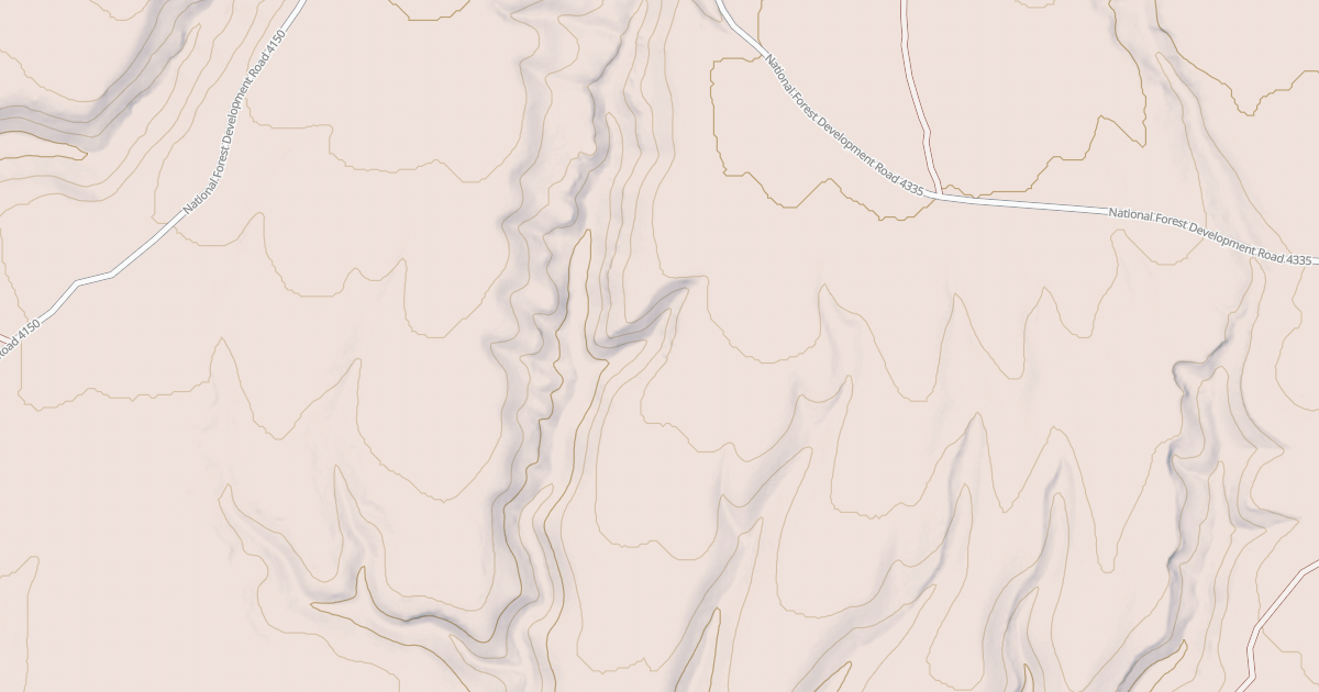 Map preview of USFS National Forest System Roads {15E5855A-77DA-418C-B42F-081A8DF6507B}