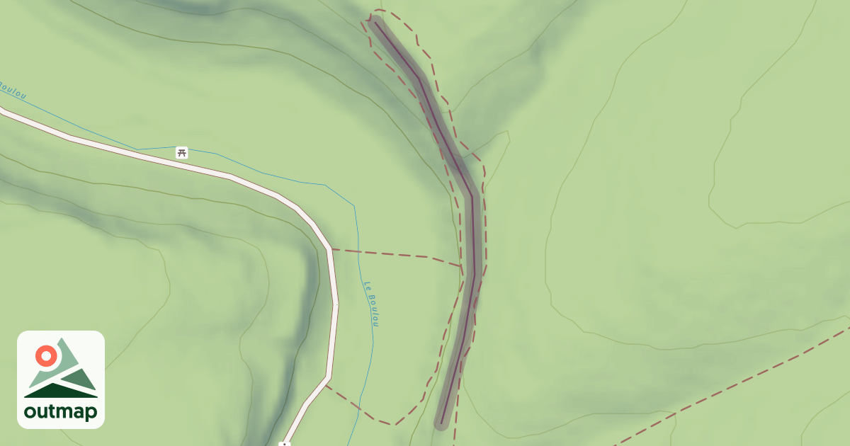 Map of La Forge du Boulou