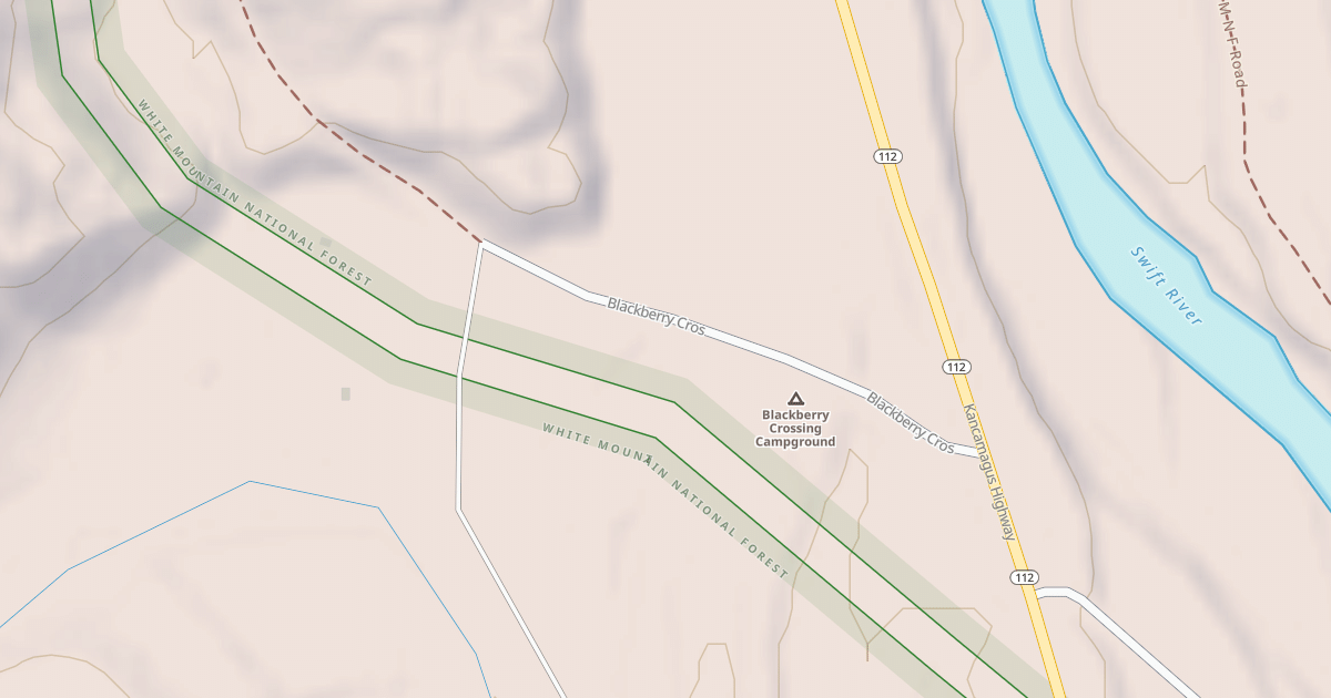 Map preview of BLACKBERRY CROSSING CAMPGROUND