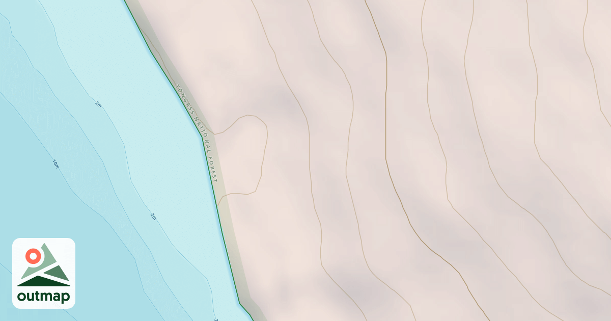 Map of Kizhuchia Creek Road