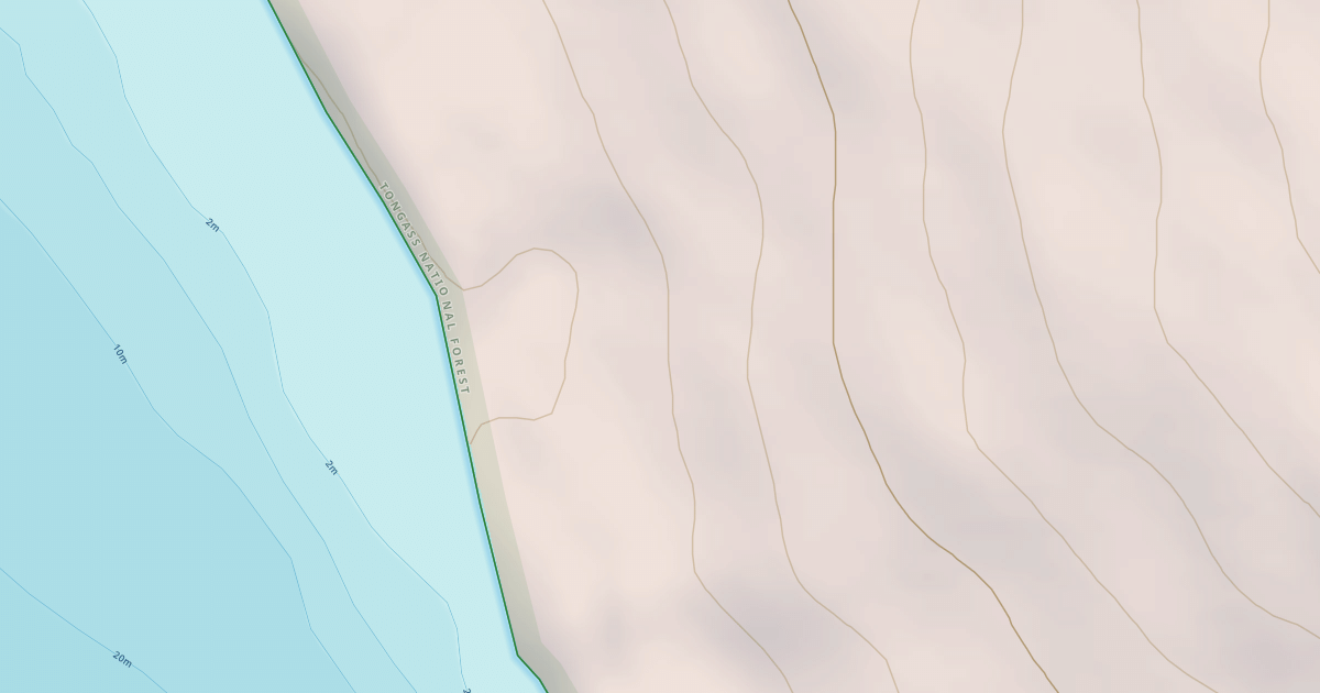 Map preview of Kizhuchia Creek Road