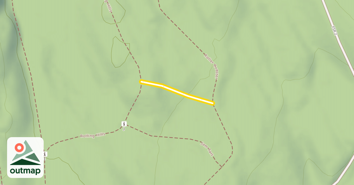 Map of 3.5 km