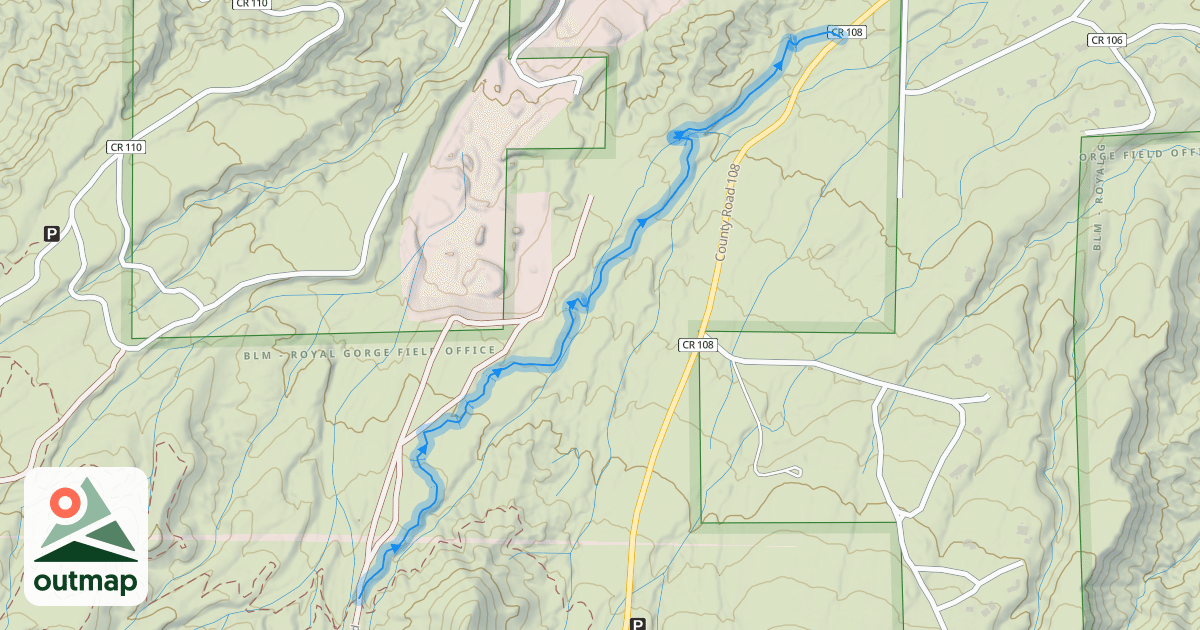 Map of Solstice Trail