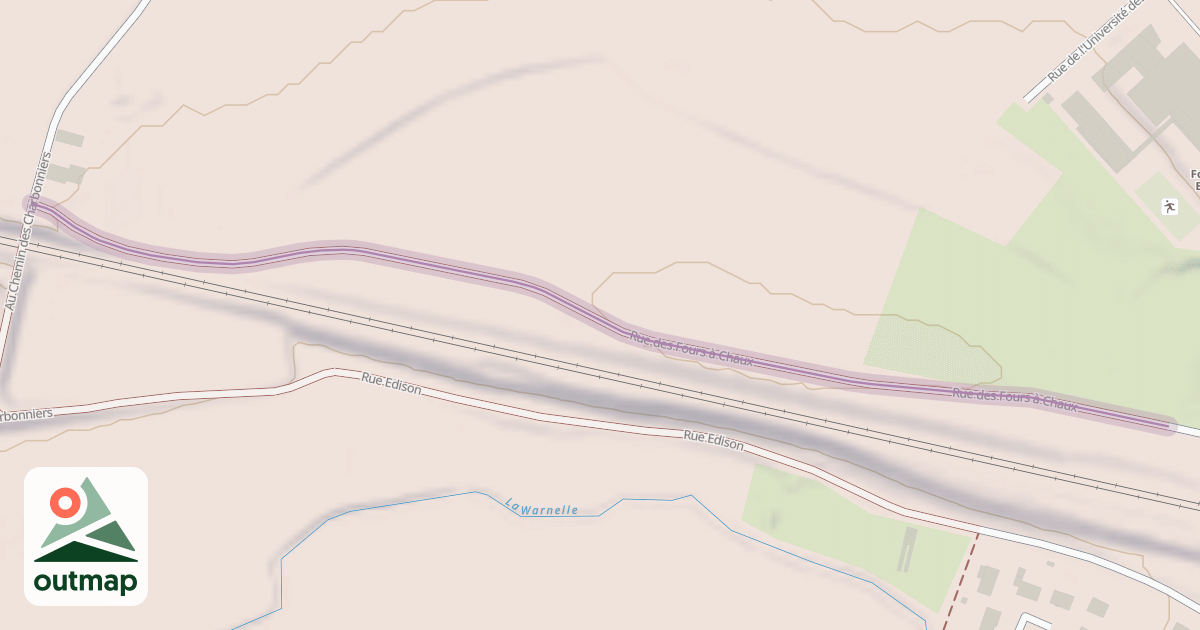 Map of Rue des Fours à Chaux