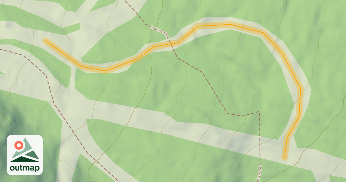 Map of Upper Sleighride