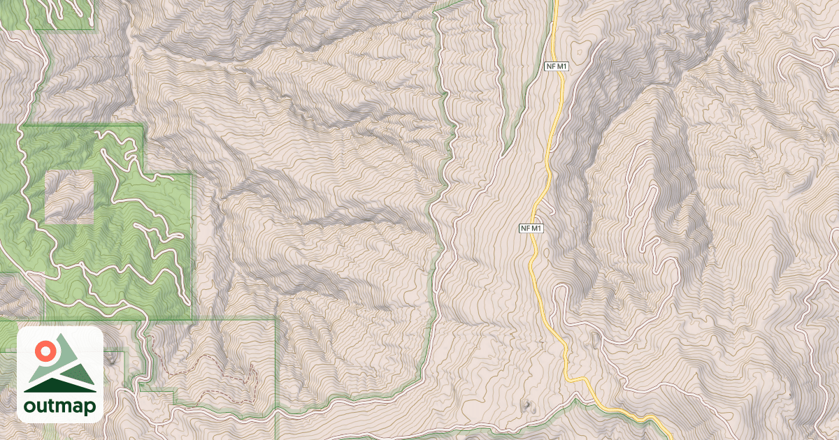 Map of THATCHER BUTTE