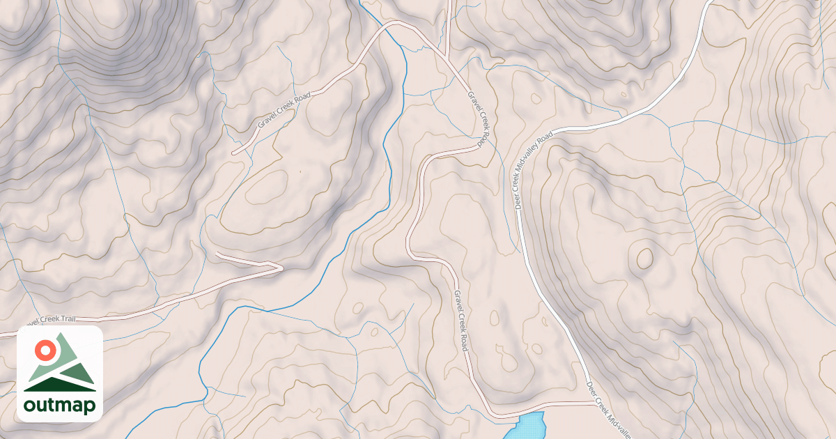 Map of GRAVEL CREEK