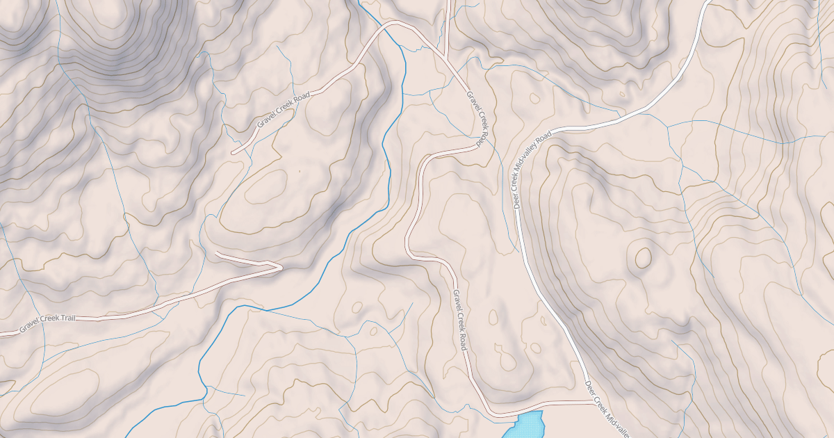 Map preview of GRAVEL CREEK