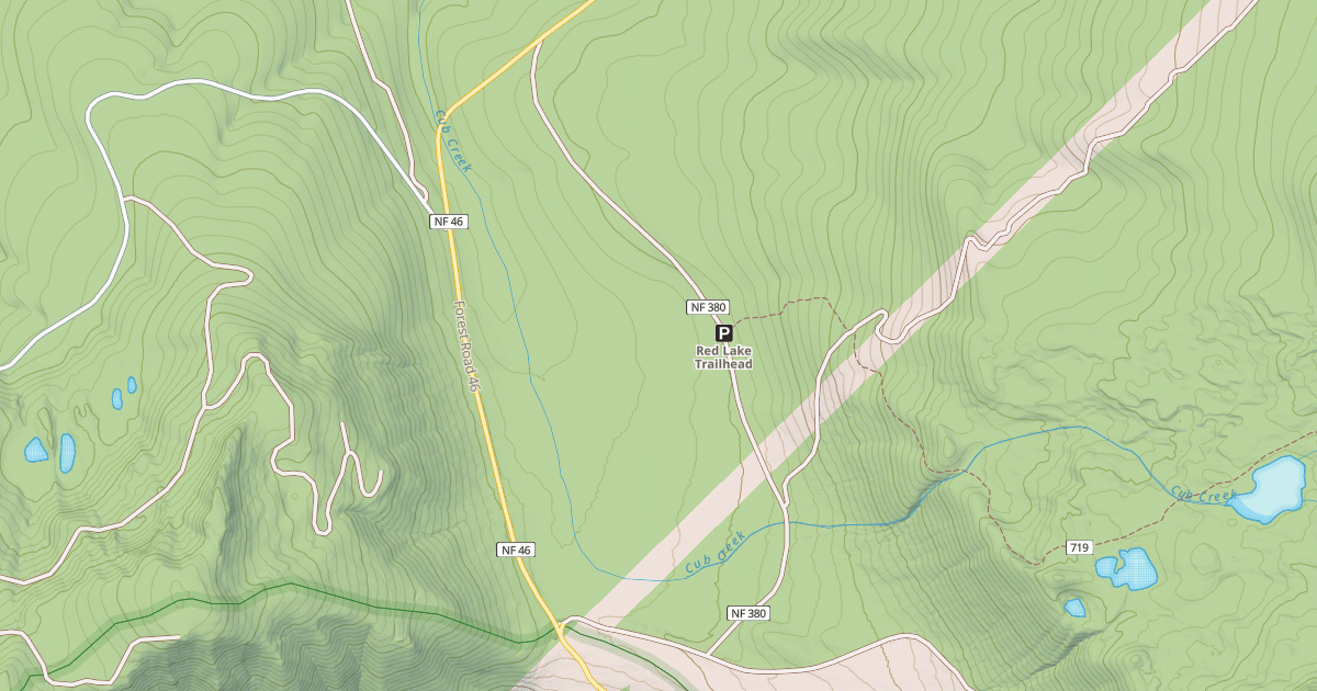 Map preview of RED LAKE T.H.
