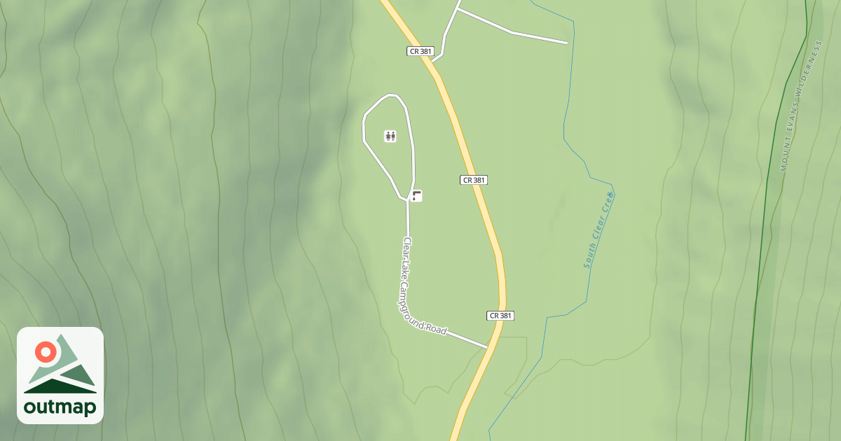 Map of CLEAR LAKE CG