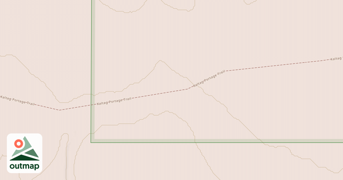 Map of Willow to Nome Winter Trail
