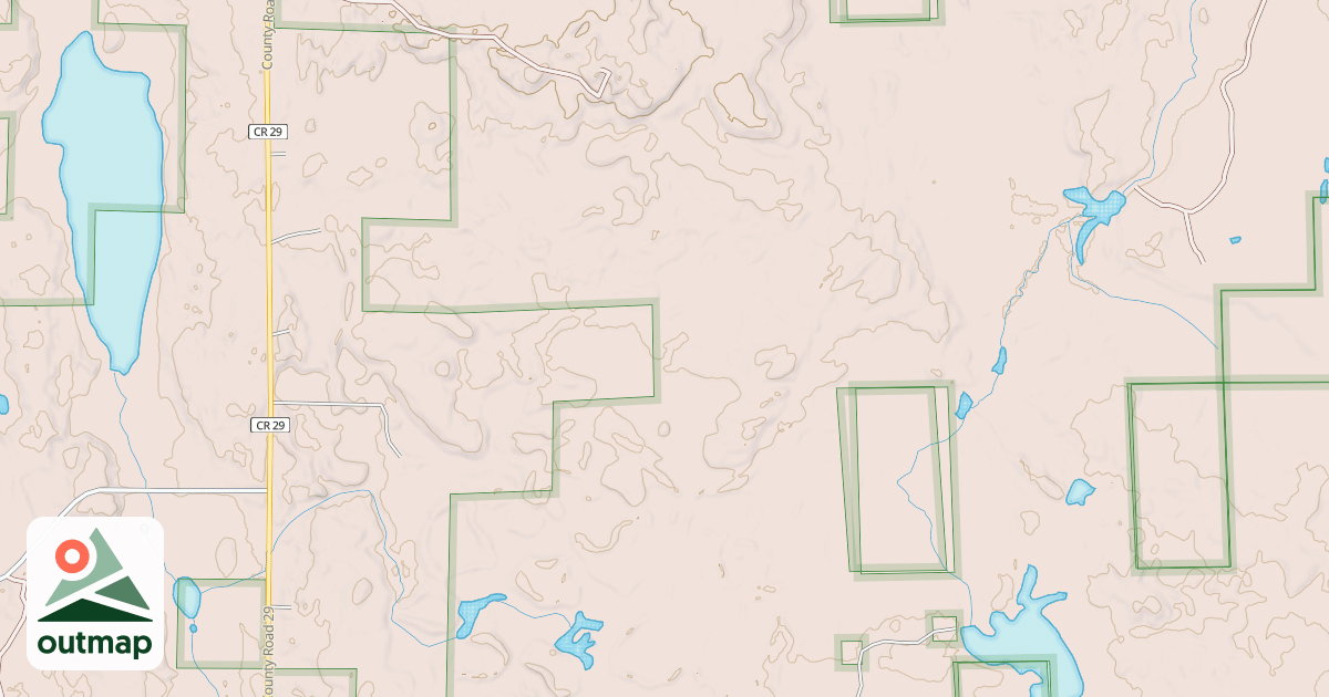 Map of BASS LAKE TOWER SPUR 2448