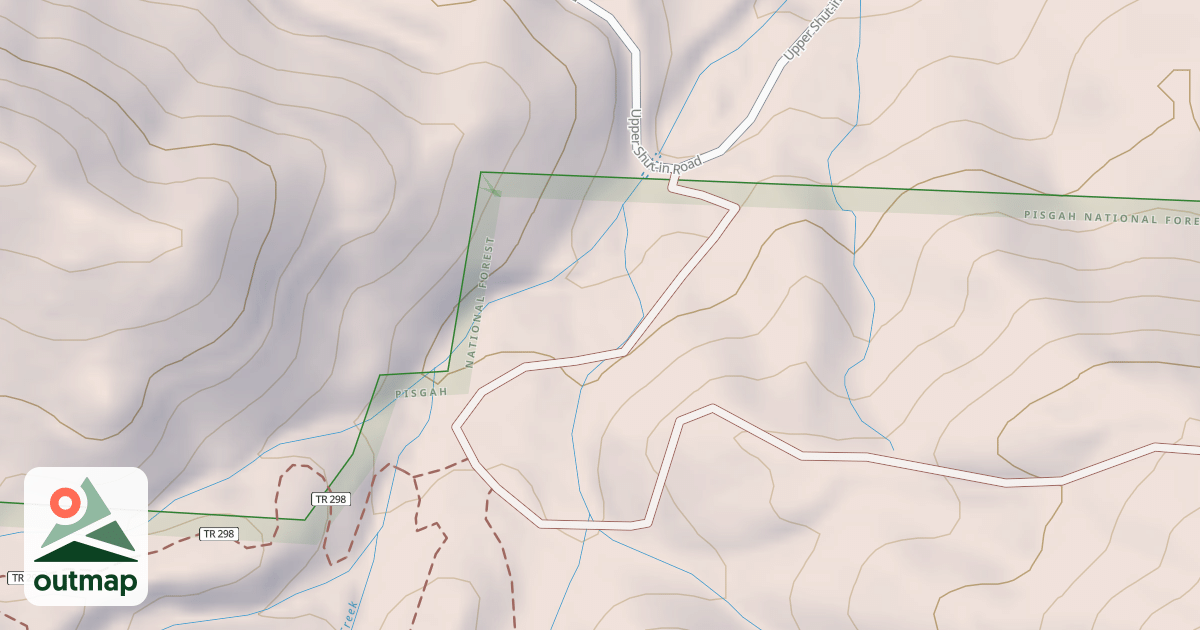 Map of SHUT IN