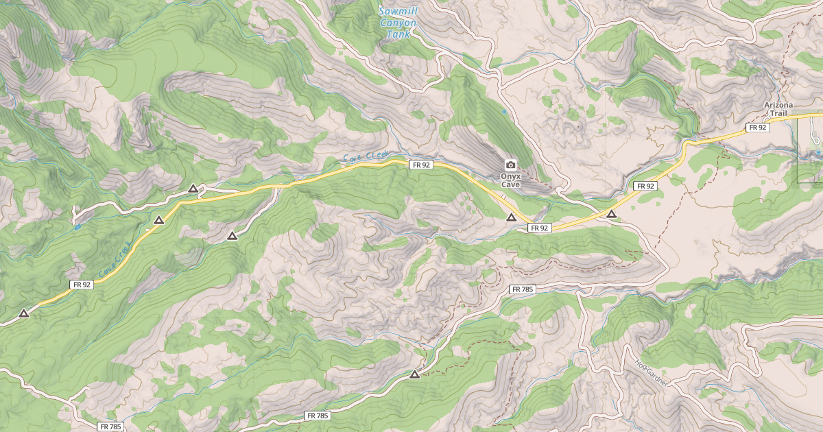 Map preview of GARDNER CANYON