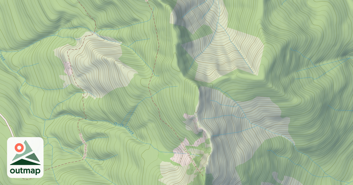 Map of Finney Peak