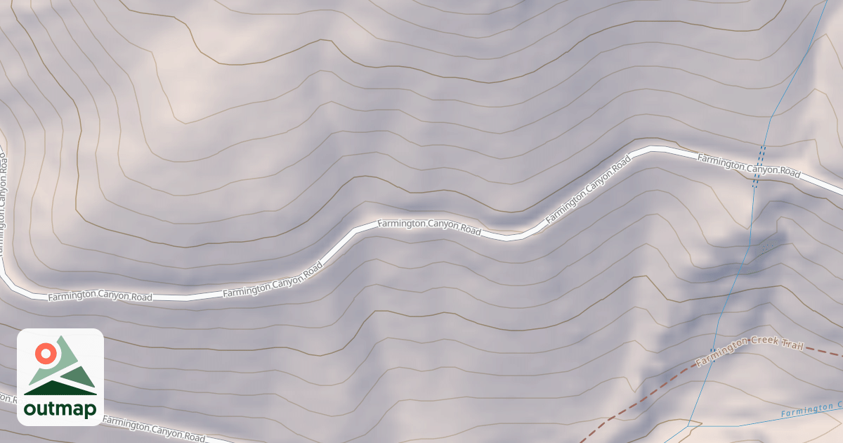 Map of FARMINGTON CANYON ATV