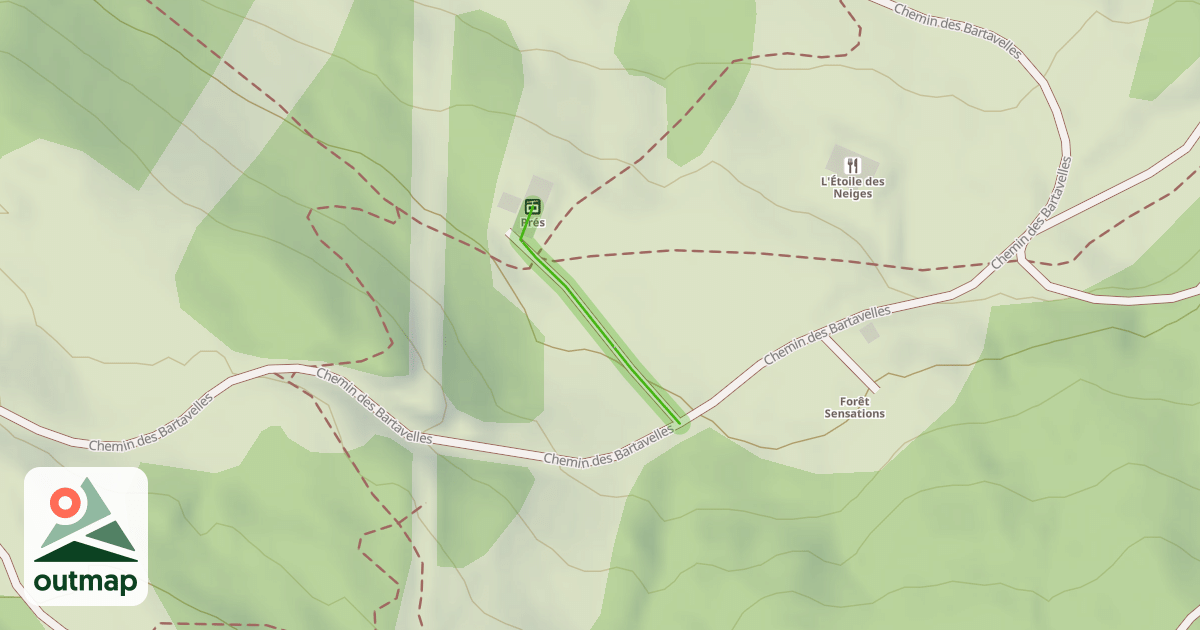Map of Le Chemin